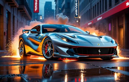 Sporty Silver and Yellow: A Thrilling Ride 16 Vehicles Sporty Silver and Yellow: A Thrilling Ride