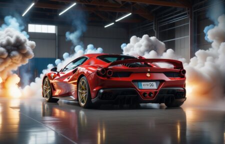 Vehicles Racing Sunset