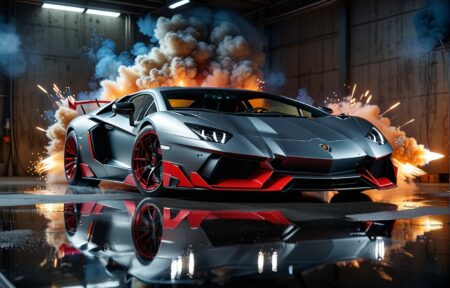 Vehicles Sporty Flames Ride