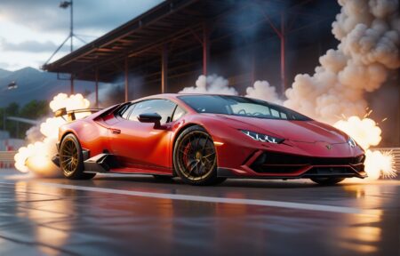 Vehicles Inferno Red: Igniting the Road