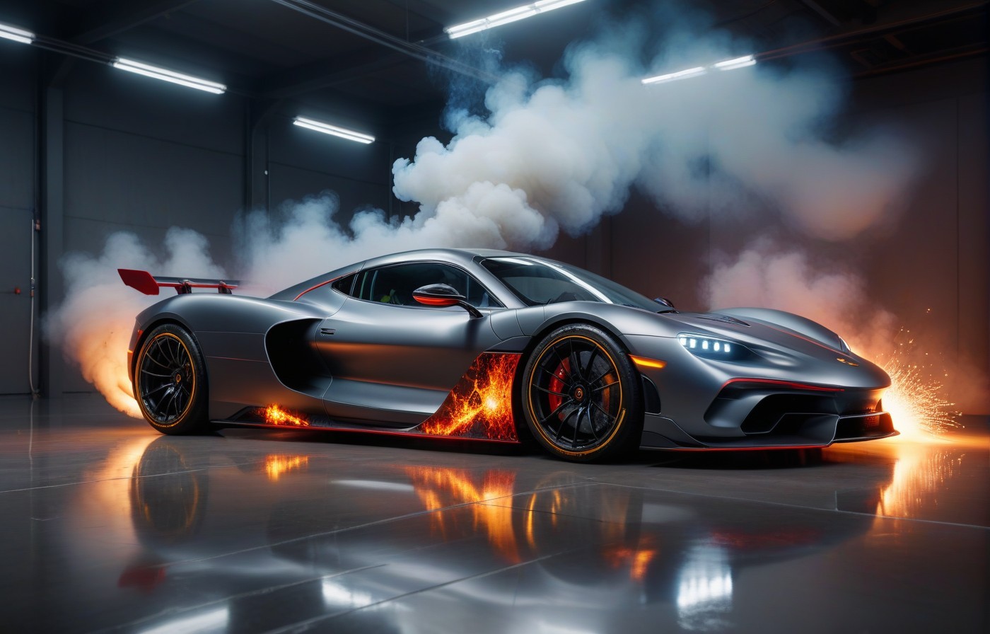 Vehicles Inferno-Inspired Sports Car