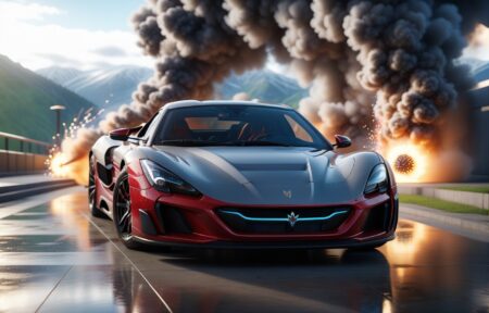 Vehicles Thrilling Path Ahead