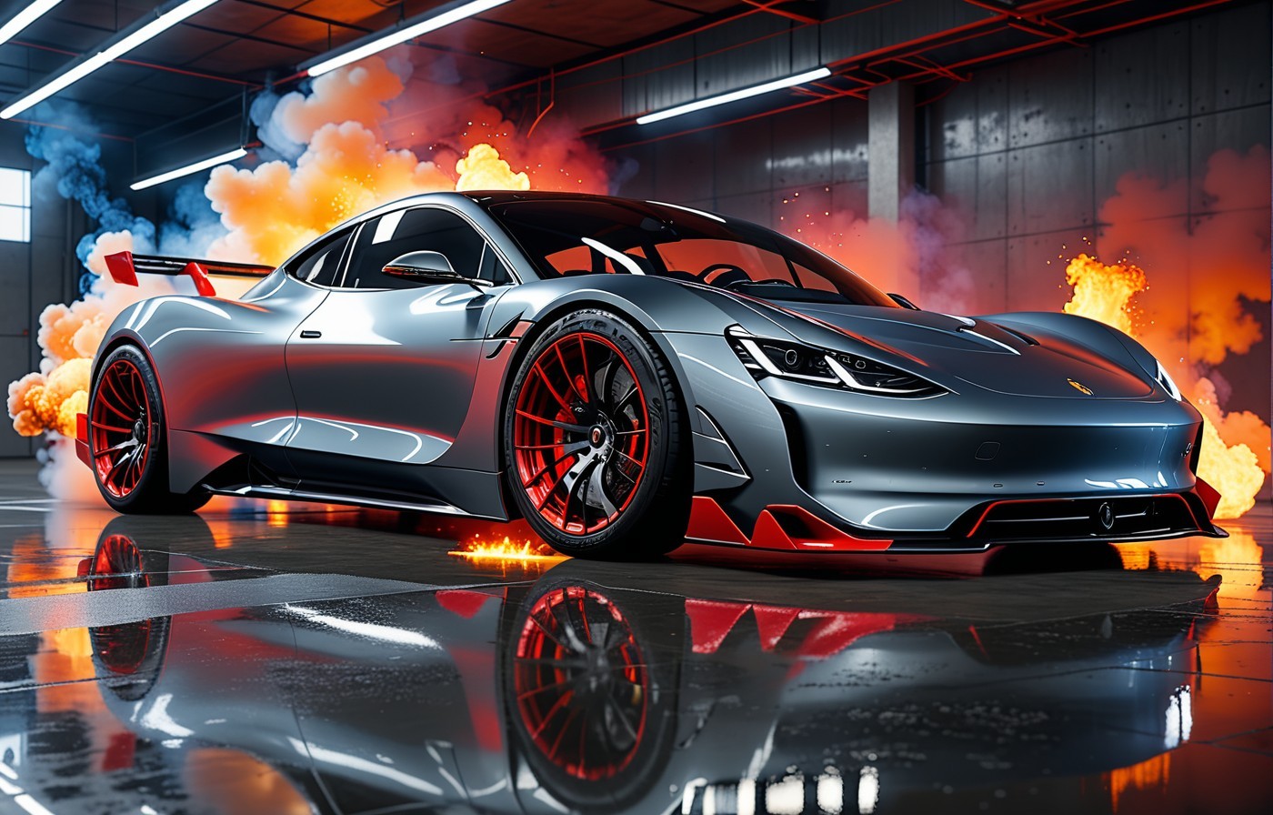 Vehicles Inferno-Inspired Sports Car