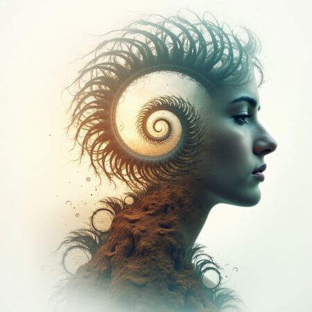 Double-Exposure Illusionary Landscape