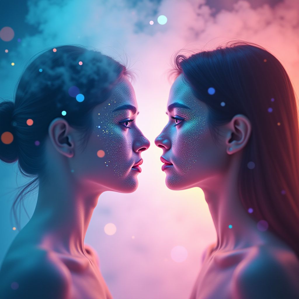 Double-Exposure Dreamlike Ethereal