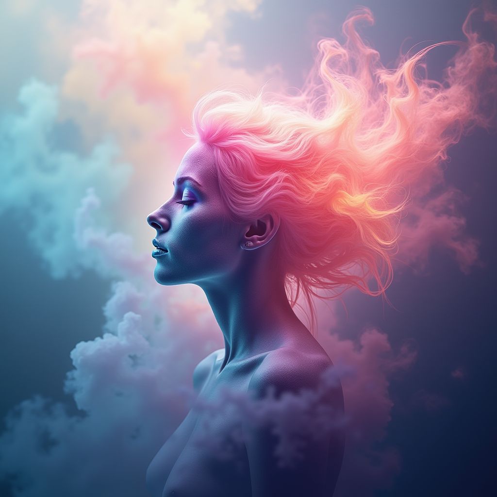 Double-Exposure Dreamlike Ethereal