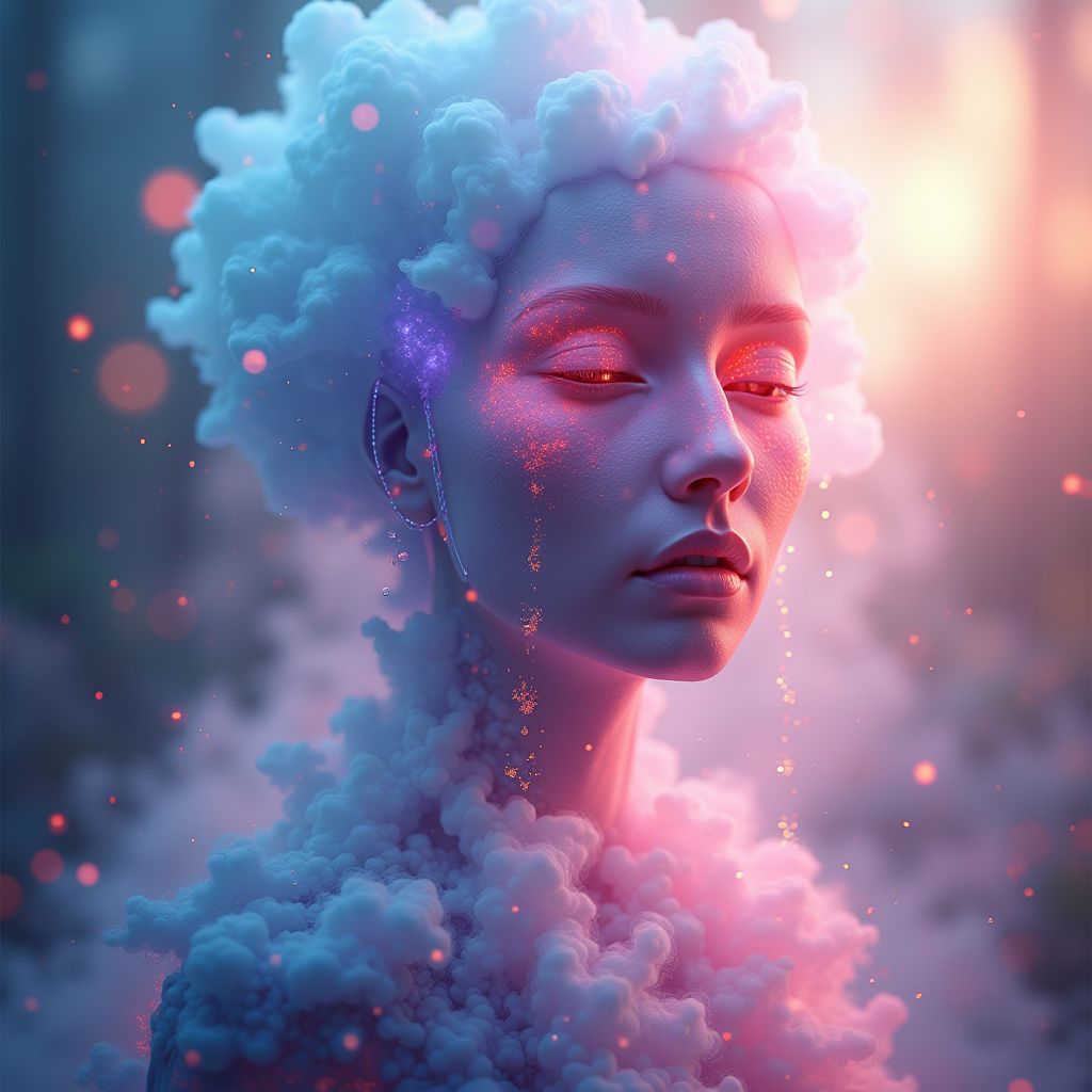 Double-Exposure Dreamlike Ethereal