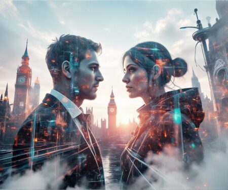 Double Exposure-Double Flaming Ember