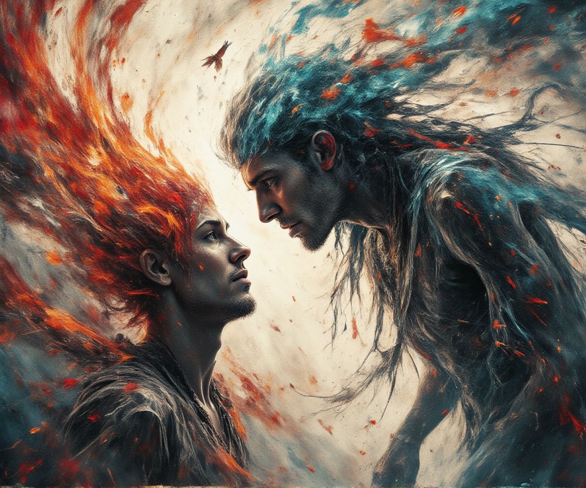 Neumorphism double AI Art, Stunning Creation