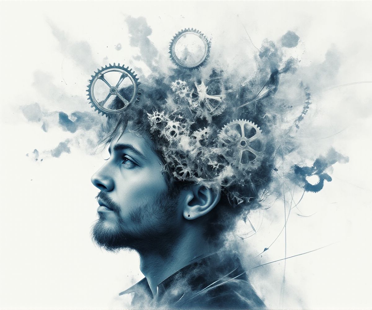 Neumorphism double AI Art, Stunning Creation