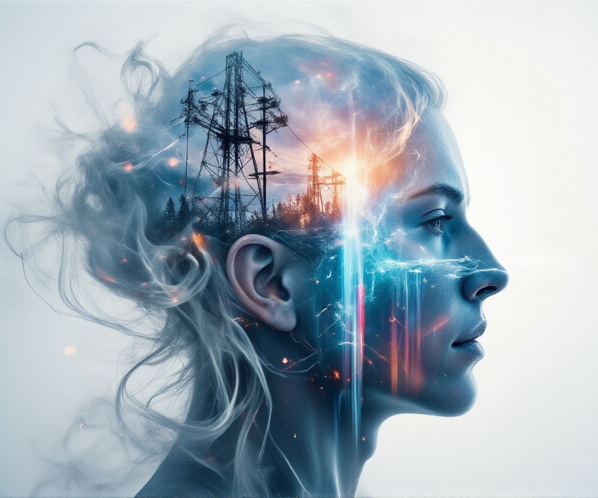 Neumorphism double AI Art, Stunning Creation
