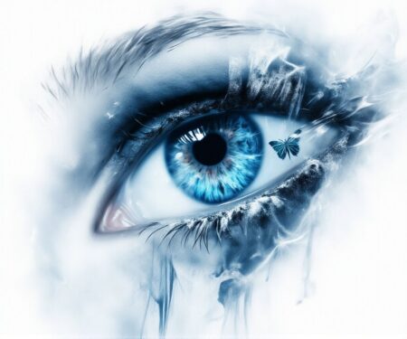 Neumorphism double Double Exposed Iris