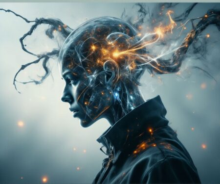 Neumorphism double Futuristic Glow