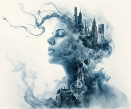 Neumorphism double Double Exposed Stunning