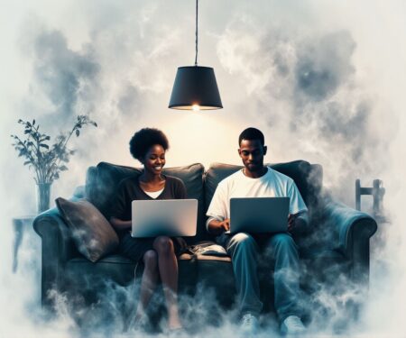 Neumorphism double Futuristic Laptop 2.0