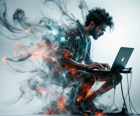 Futuristic Workspace 1 Neumorphism double Futuristic Workspace