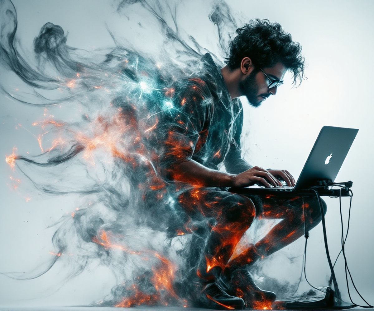 Neumorphism double Futuristic Workspace