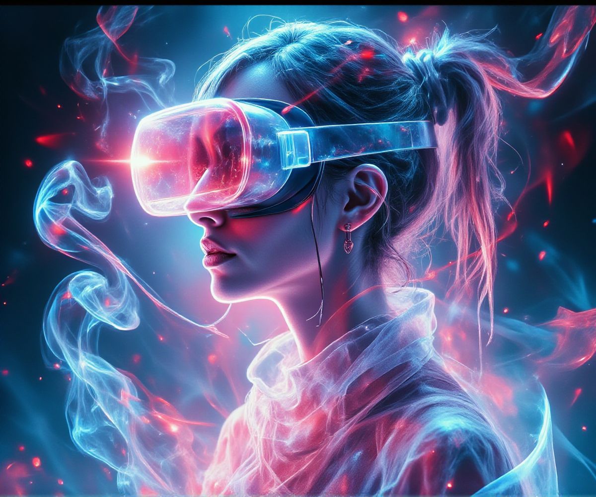 Neumorphism double Futuristic VR Candyland